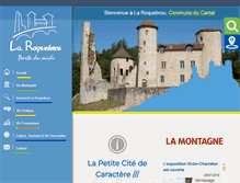 Tablet Screenshot of laroquebrou.fr